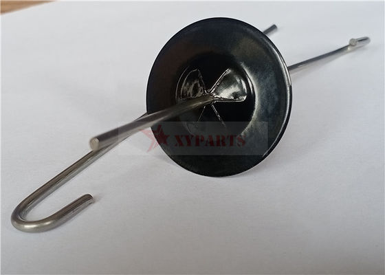 Vòng đệm tự khóa bằng thép không gỉ 30 mm Lớp phủ hai mặt màu đen để buộc chặt các tấm pin mặt trời