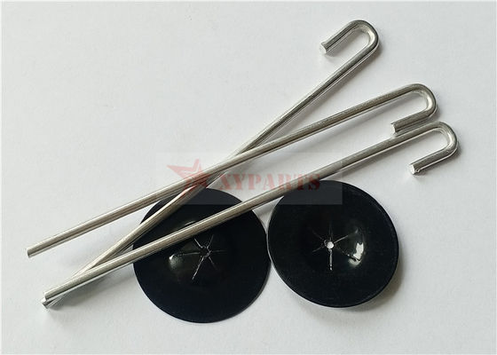 Gói 100 cái Bảng điều khiển năng lượng mặt trời bằng nhôm Clip răn đe chim với vòng đệm tự khóa
