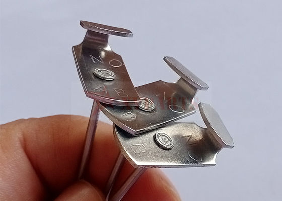 2mm Square Head Lacing Anchors 63mm Độ dài với máy rửa tự khóa