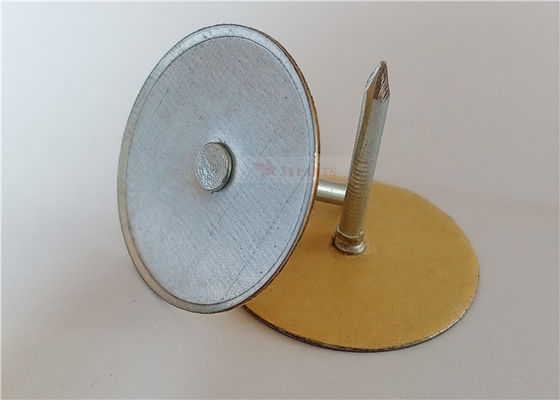 Carbon Steel Di Electric Cup Head Pins để cố định cách nhiệt sợi thủy tinh trên ống dẫn kim loại