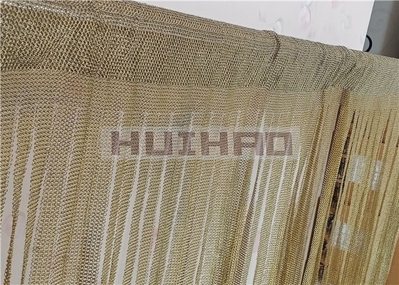 0.53x3.81mm thép không gỉ hàn dây chuyền lưới rèm cho phòng ngăn màn hình