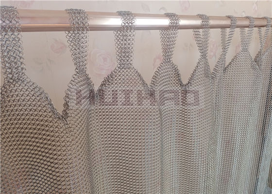 Thép không gỉ sẵn sàng treo rèm Chainmail 0,8x7mm để trang trí kiến ​​trúc
