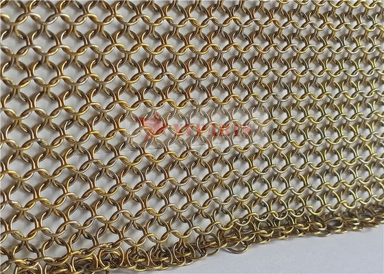 Ràng lưới kim loại 7mm được hàn với kết thúc điện đúc cho màn hình an toàn và ngăn ngăn phòng