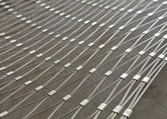 Stainless 304 Dây lưới dây chuyền dệt linh hoạt cho hàng rào cắm an toàn