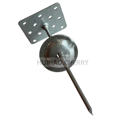 Chốt cách nhiệt nhôm đục lỗ 1.6x24x24mm tự dính, dùng để cố định cách nhiệt tường ngoài