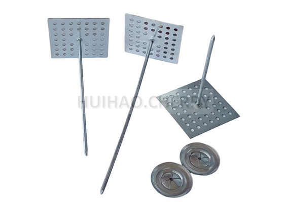 Chốt neo cách nhiệt đế thép mạ kẽm đục lỗ để cố định cách nhiệt bằng len đá & len thủy tinh