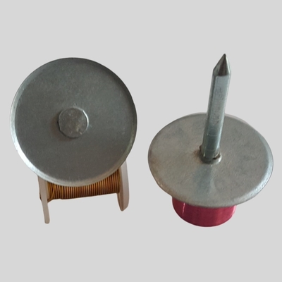 Galvanized thép tròn cơ sở cách nhiệt hàn chân để tấm kim loại của ống dẫn không khí