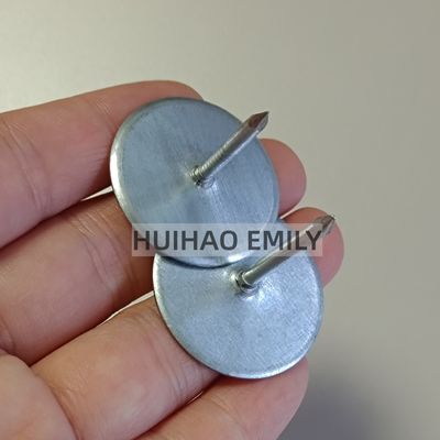 Đinh cách nhiệt đầu cốc bằng thép mạ kẽm hàn vào kim loại tấm của ống dẫn