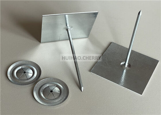 Double Face Tape Tự dính Adhesive Pins 12Ga Dia Với Clip Fix Glass Wool