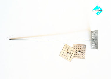 2.7mm Dia 160mm L Chân cách điện cơ sở đục lỗ vuông được sử dụng cho hệ thống HAVC
