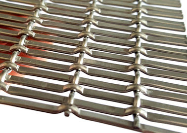 Kiến trúc nhôm phẳng dây lưới cho mặt tiền tòa nhà kim loại