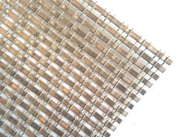 Antique mạ hoàn thành phẳng kiến ​​trúc Wire Mesh cho trang trí nội các