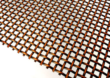 Trang trí cổ bằng đồng mạ kiến ​​trúc Wire Mesh cho cửa sổ màn hình