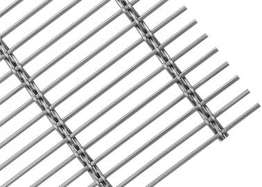 Dệt loại kiến ​​trúc Wire Mesh, mặt tiền ốp bề mặt kiến ​​trúc kim loại lưới