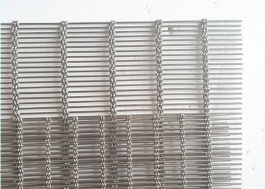 Thép không gỉ 316 kiến ​​trúc Wire Mesh cho mù kim loại treo tường