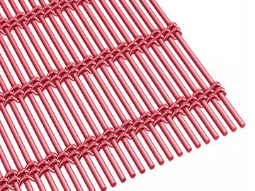 Fluorine carbon màu vàng trang trí kim loại lưới chia cho màn hình phân vùng