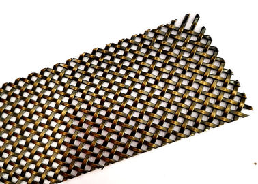 Brass Brass Lưới lưới kiến ​​trúc, màn hình lưới kim loại dệt cho tủ bếp