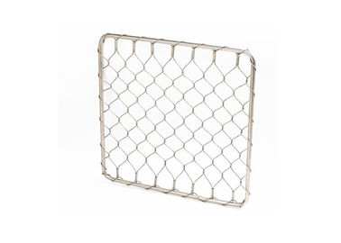 X - Tend Diamond linh hoạt hàng rào lưới cáp kiến ​​trúc với khung ống tròn