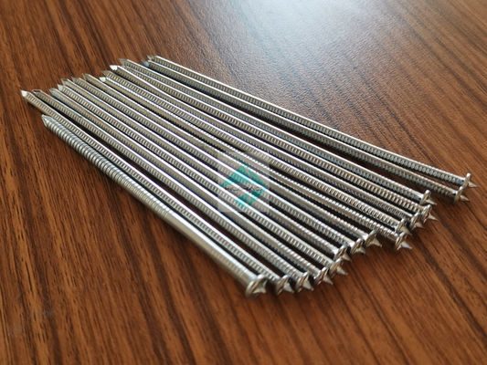 Chân hàn CD bằng nhôm 2,7 X 75MM với đầu phẳng, Đinh hàn CD 10Ga X 110mm với máy giặt tự khóa