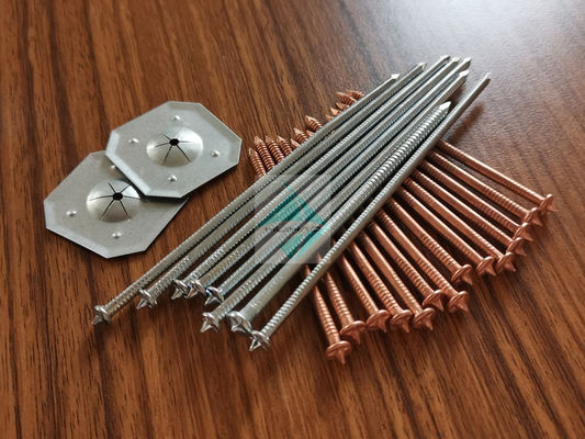 Xả tụ điện Thợ hàn Áo kẽm hàn Đinh hàn bằng thép có khóa tự khóa Máy giặt nắp vòm Cố định Rock Wool