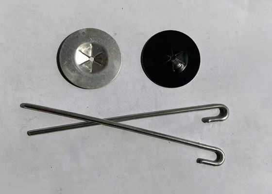 Móc nhôm J Móc 2,5mm Pin Dia Kẹp bảng điều khiển năng lượng mặt trời với vòng đệm Lắp đặt lưới bảng điều khiển năng lượng mặt trời