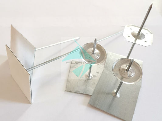 Double Face Tape Tự dính Adhesive Pins 12Ga Dia Với Clip Fix Glass Wool