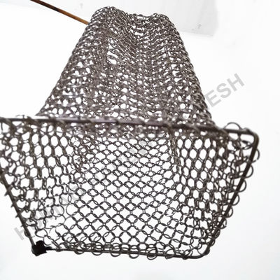 Vải lưới màu bạc hàn 1,2mm để trang trí tường mặt tiền