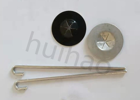Móc nhôm J Móc 95mm Pin Bảng điều khiển năng lượng mặt trời Clips Bảo vệ chim với máy giặt tự khóa