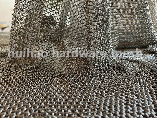 Chuỗi rèm lưới bằng thép không gỉ 7mm Od Vòng nhỏ cho tường