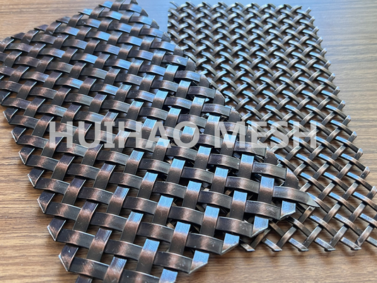 Tủ đồ nội thất Dây lưới kiến ​​trúc Cổ kết thúc Lỗ vuông Thép không gỉ 304