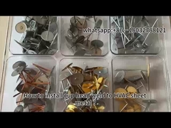 Làm thế nào để lắp đặt dây hàn đầu cốc vào tấm kim loại HVAC?